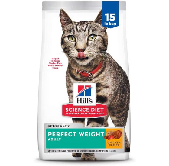 Hills Science Diet Adult Perfect Weight Chicken Recipe Dry Cat Food