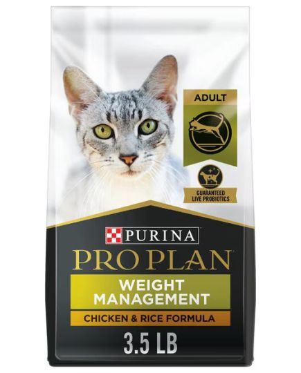 Purina Pro Plan Adult Weight Management Chicken & Rice Formula Dry Cat Food