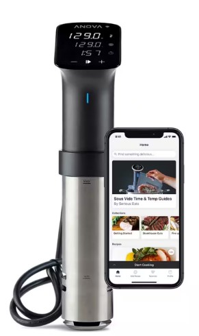 ANOVA Precision Cooker Pro WiFi Sous Vide (Black and Silver)