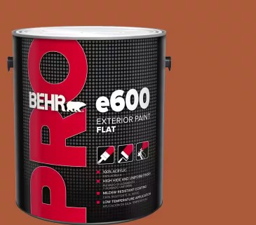 BEHR PRO Summer Heat Flat Exterior Paint (1 gal)