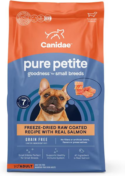 CANIDAE PURE Petite Adult Small Breed Grain-Free with Salmon Dry Dog Food