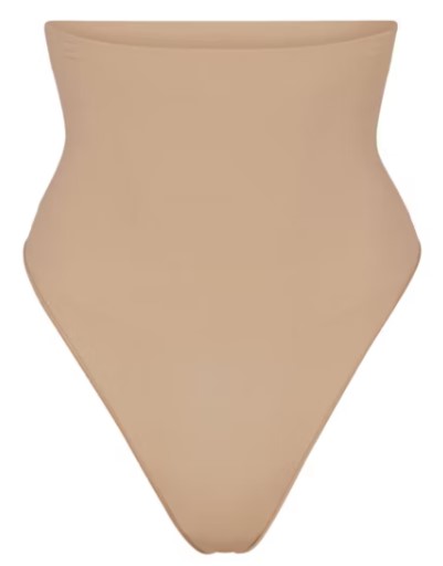 Core Control High-Waisted Thong – Clay