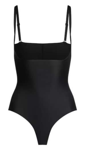 Core Sculpt Open Bust Thong Bodysuit – Onyx