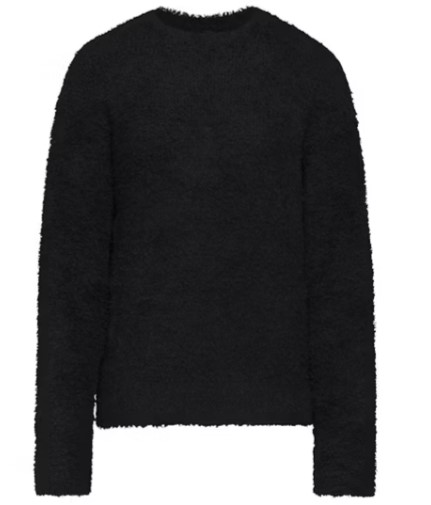 Cozy Knit Unisex Pullover – Onyx