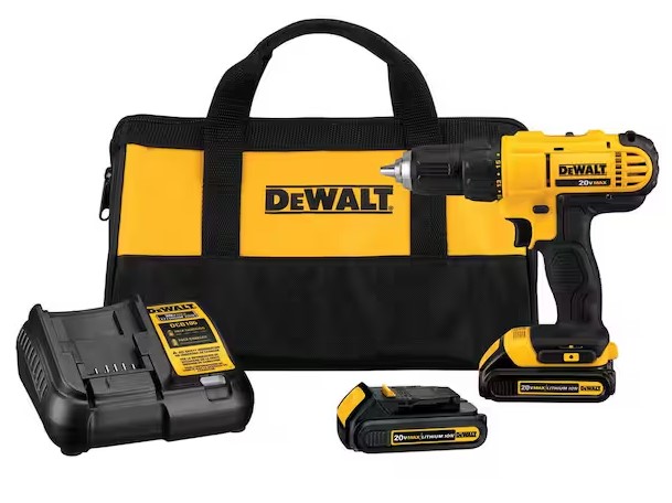 DEWALT 20V MAX Cordless Drill Driver Kit