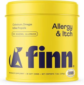 Finn Allergy & Itch Beef Liver Flavored Soft Chew Allergy Supplement for Dogs