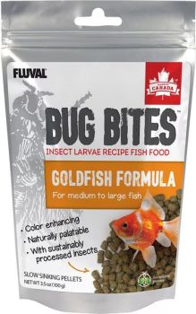 Fluval Fl Bug Bites Goldfish Formula Medium & Large Pellets Fish Food