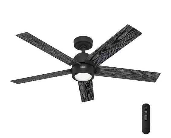 Hunter Erling 52 in. Indoor Ceiling Fan with LED Light and Remote