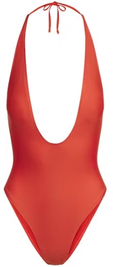 Iconic Swim Deep Plunge One Piece – Terra