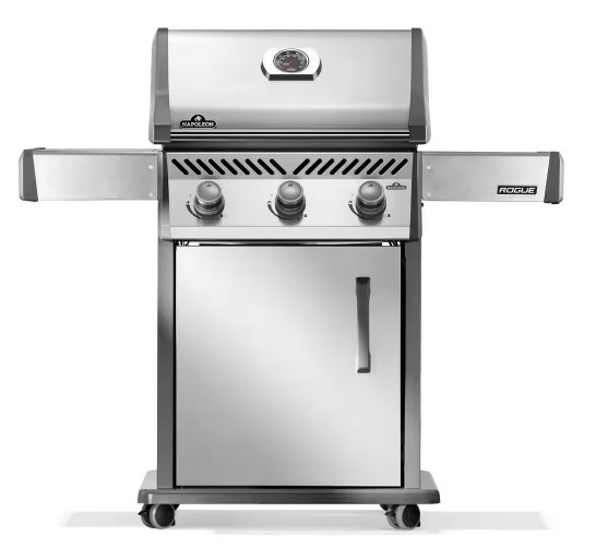 Napoleon Rogue 425 3-Burner Propane Gas Grill in Stainless Steel