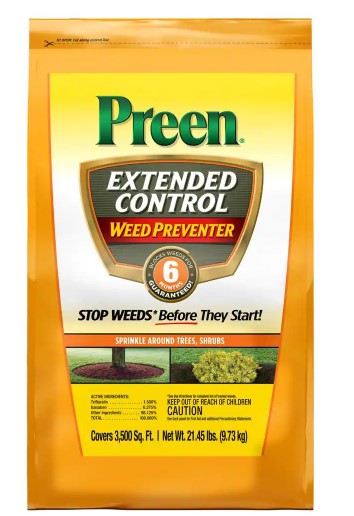 Preen Extended Control Weed Preventer, 21.45 lbs.