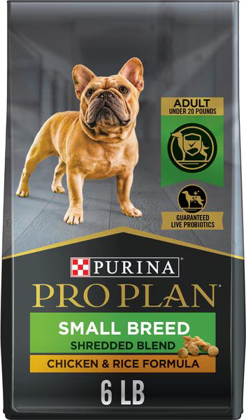 Purina Pro Plan Shredded Blend Adult Small Breed Chicken & Rice Formula Dry Dog Food