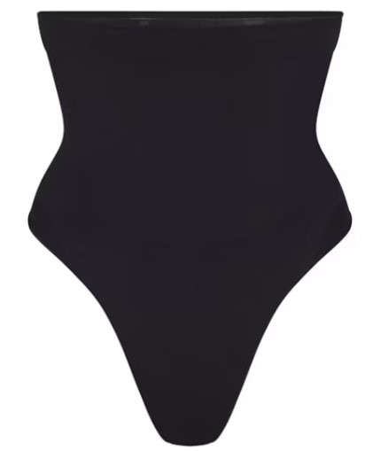 Seamless Sculpt High Waisted Thong – Onyx