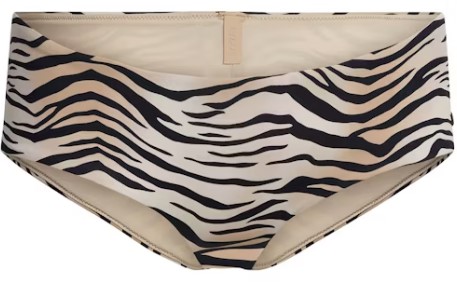 Signature Swim Hipster Bikini Bottom – Champagne Tiger Print