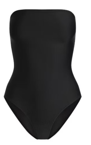 Signature Swim Strapless One Piece – Onyx