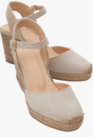 Sinta Suede Leather Platform Espadrille