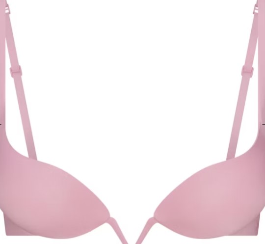 Skims Ultimate Deep Plunge Push-Up Bra – Cherry Blossom