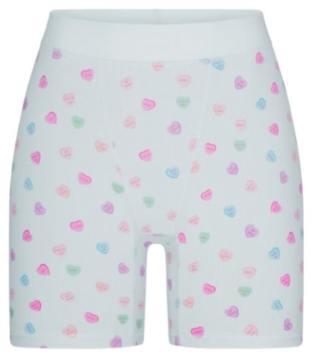 Soft Lounge Boxer – Cloud Candy Heart Print