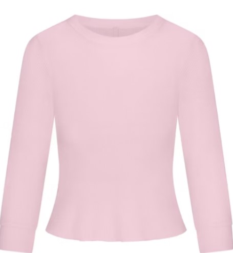 Waffle Long Sleeve Top