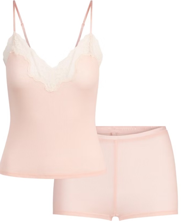 Sheer Cotton Lace Cami and Short Set – Villa