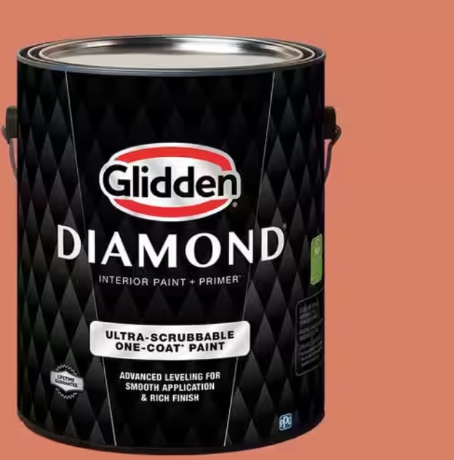 Glidden Diamond Summer Sunset Eggshell Interior Paint (1 gal)