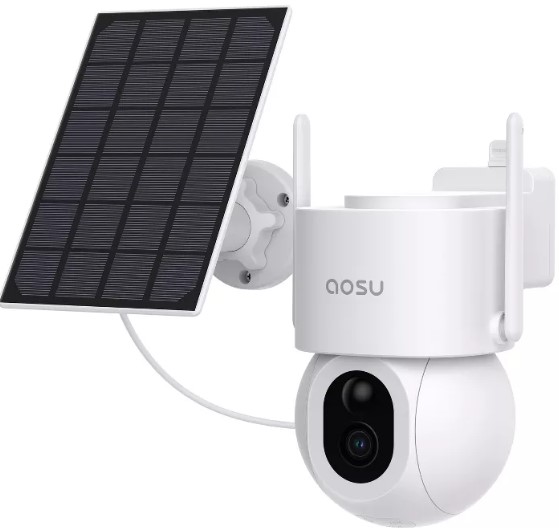 aosu-3k-5-0-mp-wi-fi-outdoor-ai-smart-solar-security-camera-with-panoramic-ptz-auto-tracking-enhanced-detection-and-2-way-talk-c9s2ch11-in-white
