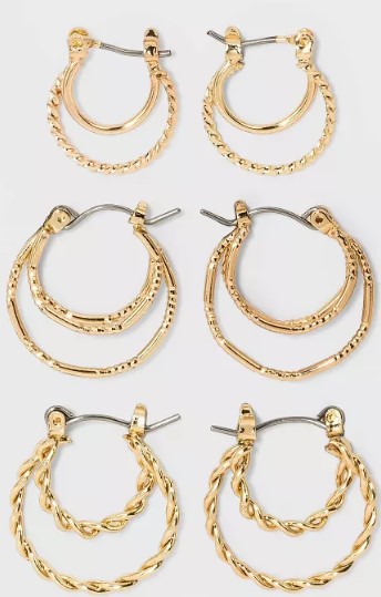 click-top-faux-duo-hoop-earring-set-3pc-wild-fable