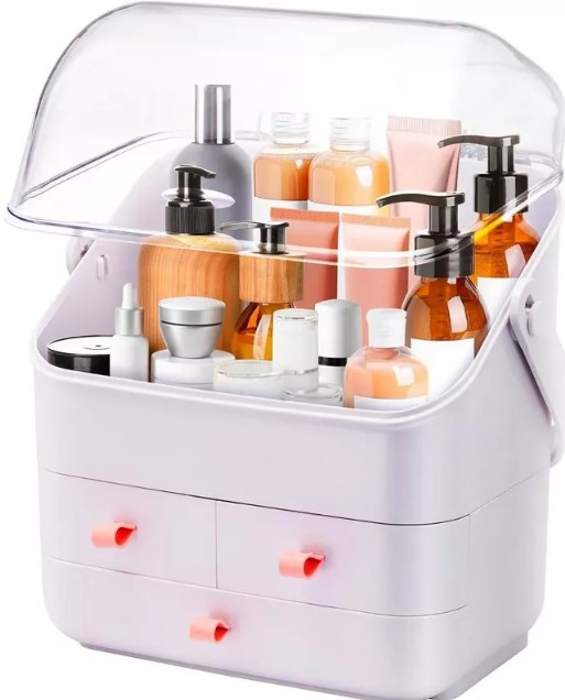 cosmetics-organizer-countertop-makeup-holder-plastic-caddy-skincare-organizers-and-storage-bathroom-shelf-organizer