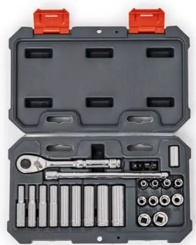 crescent-assorted-sizes-x-1-4-in-drive-sae-6-point-socket-wrench-set-26-pc