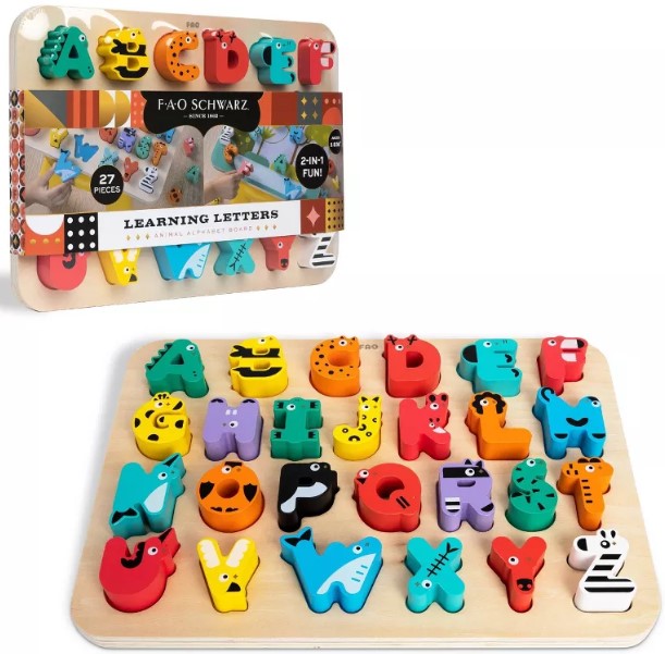 fao-schwarz-learning-letters-animal-alphabet-board-27pc