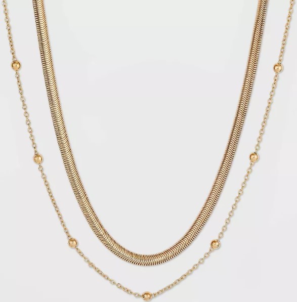 herringbone-and-ball-chain-necklace-2pc-a-new-day-8482-metallic-gold