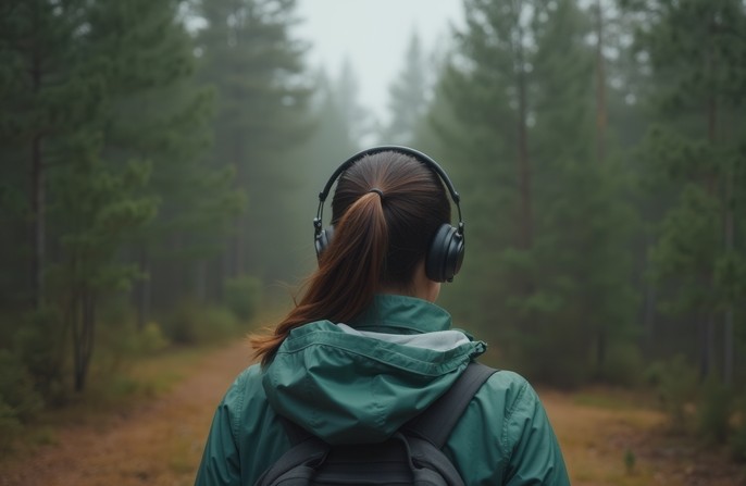 Headphones for Hiking Without the Noise of the World