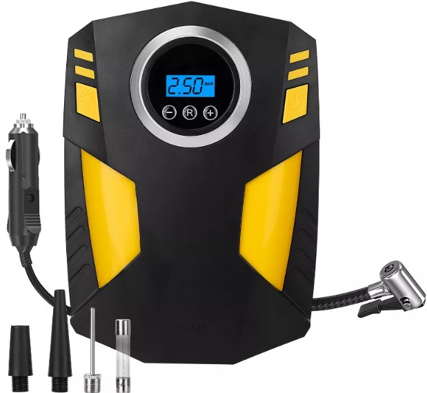 imountek-portable-12v-car-tire-inflator-with-digital-display-150-psi-led-light-multi-use-adapters-black