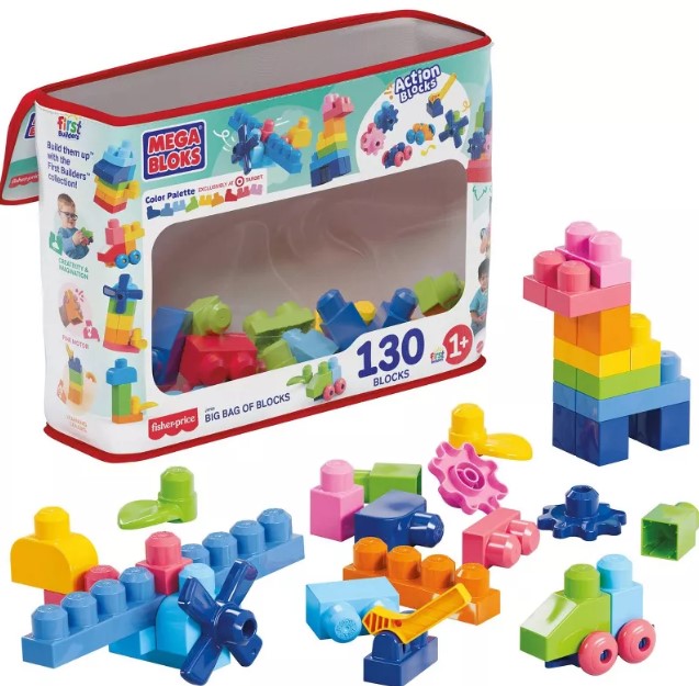 mega-bloks-first-builders-big-bag-of-blocks-toy-blocks-with-storage-bag-130pc