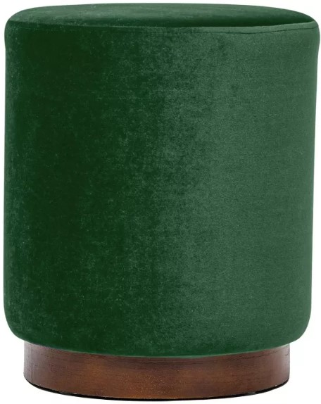 nordlys-boucl-pouf-with-wooden-base-vintage-style-upholstery-living-room