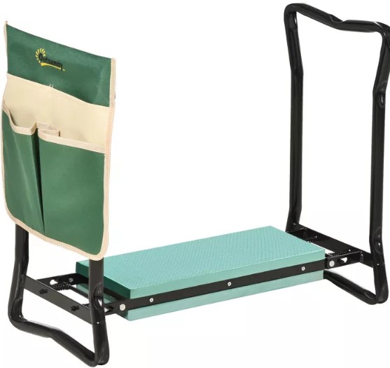 outsunny-garden-kneeler-seat-stool-bench-kneeling-pad-and-1-large-side-tool-pouch