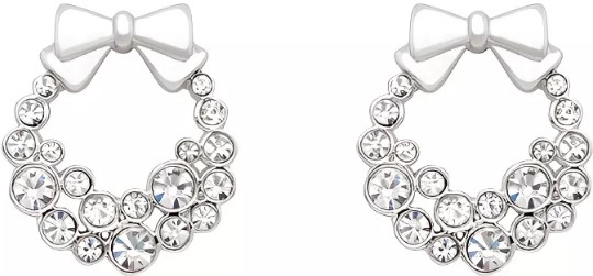 slickblue-christmas-wreath-earrings-clear-crystal-silver-tone-holiday-jewelry-for-women-festive-party-accessory